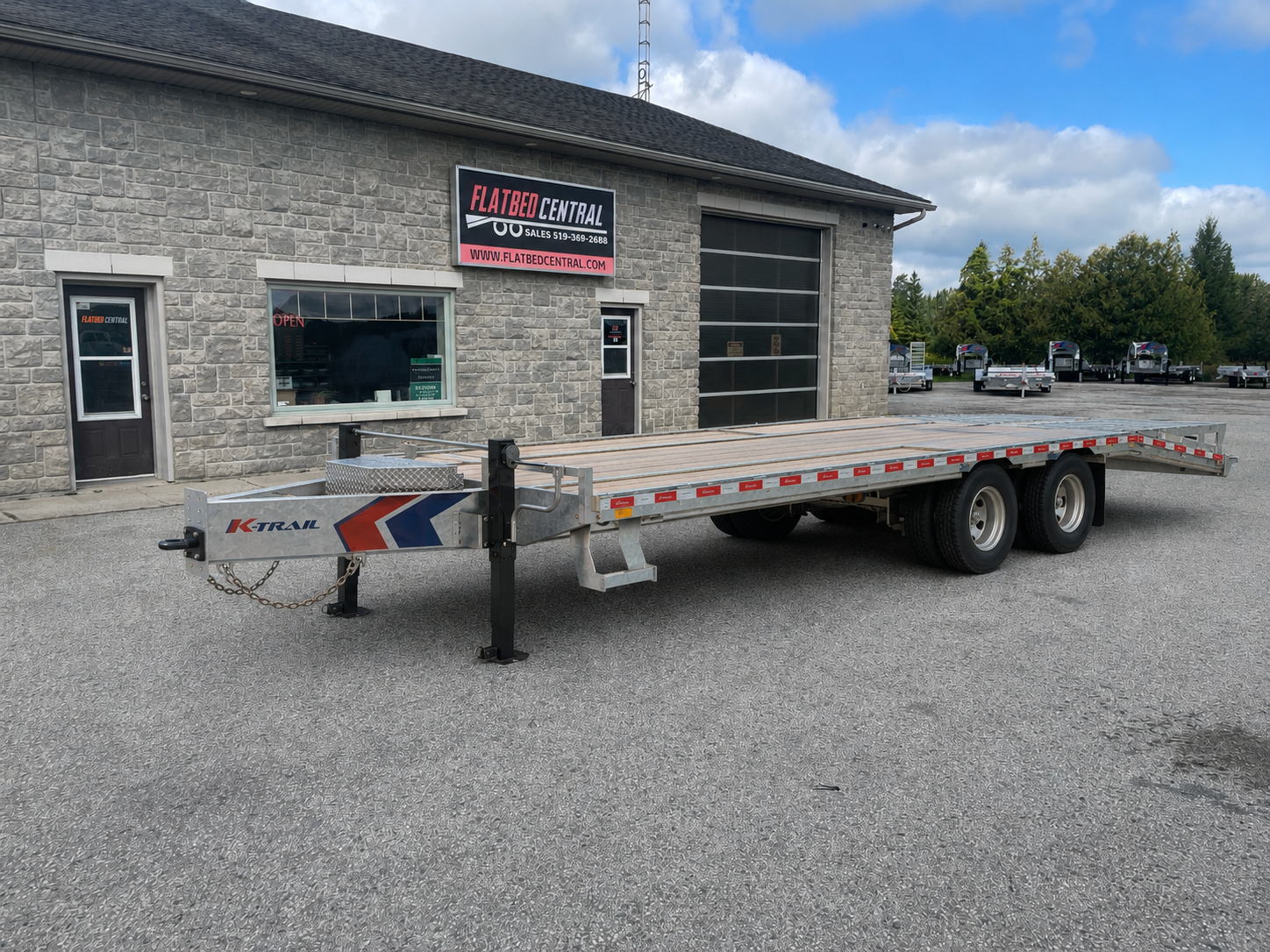 K-Trail Galvanized TAG Flatbeds (10K Axles)