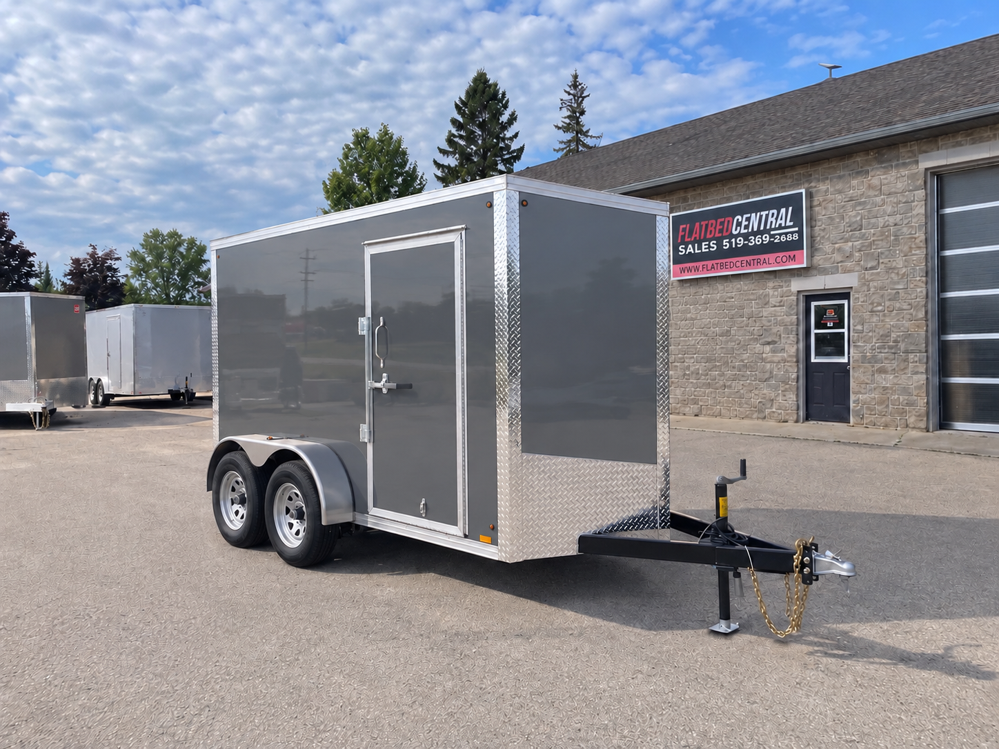 Galvanized Steel 6ft Wide Enclosed 7,000lb