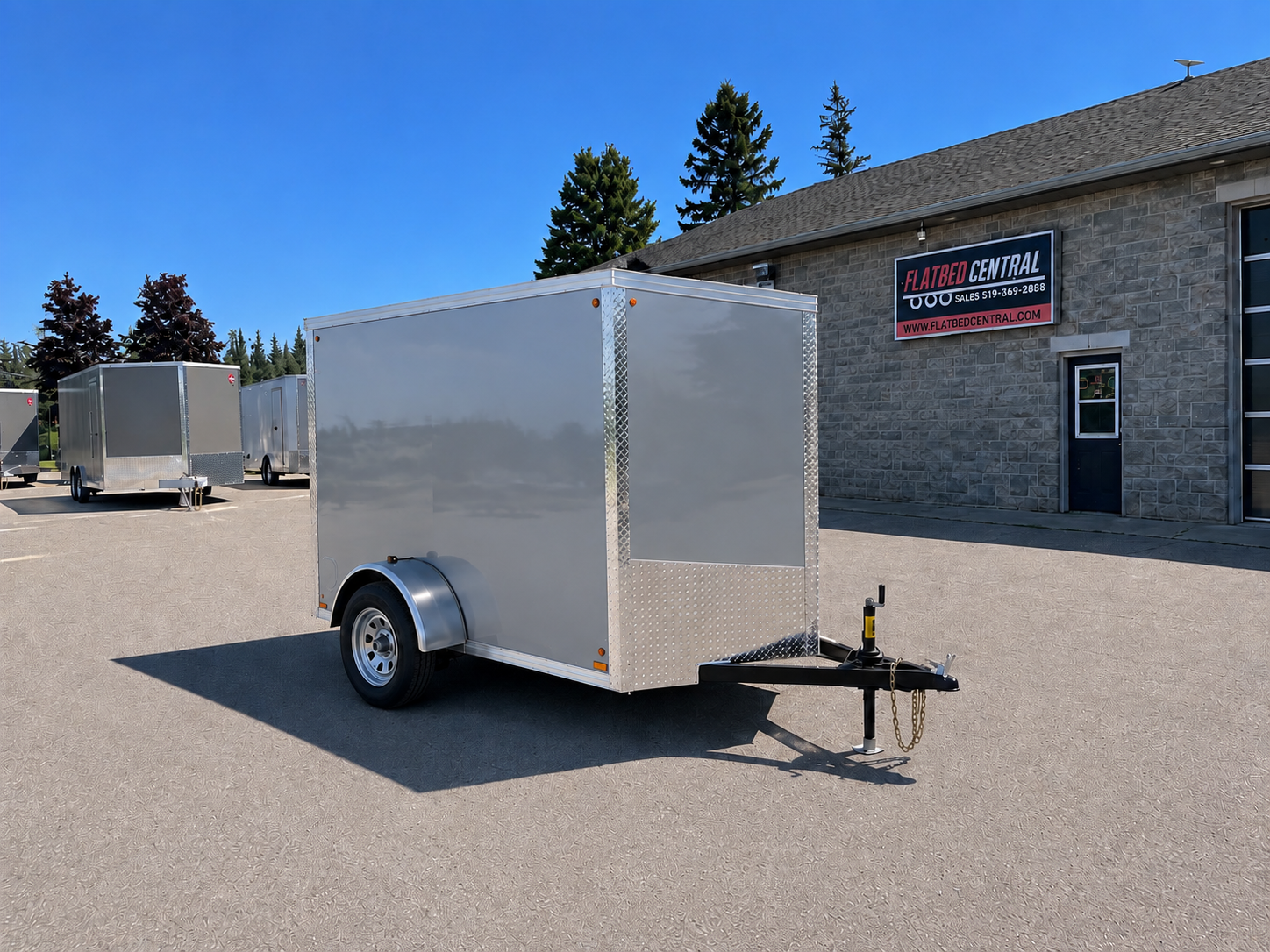 2027 Newport 5 ft × 10 ft Enclosed Trailer 2,990 lb GVWR
