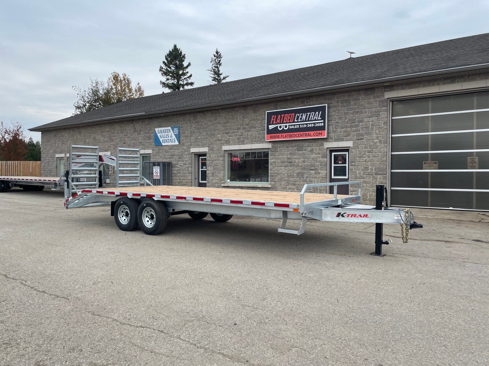 K-Trail 20+3ft Beavertail Flatbed 16,000lb