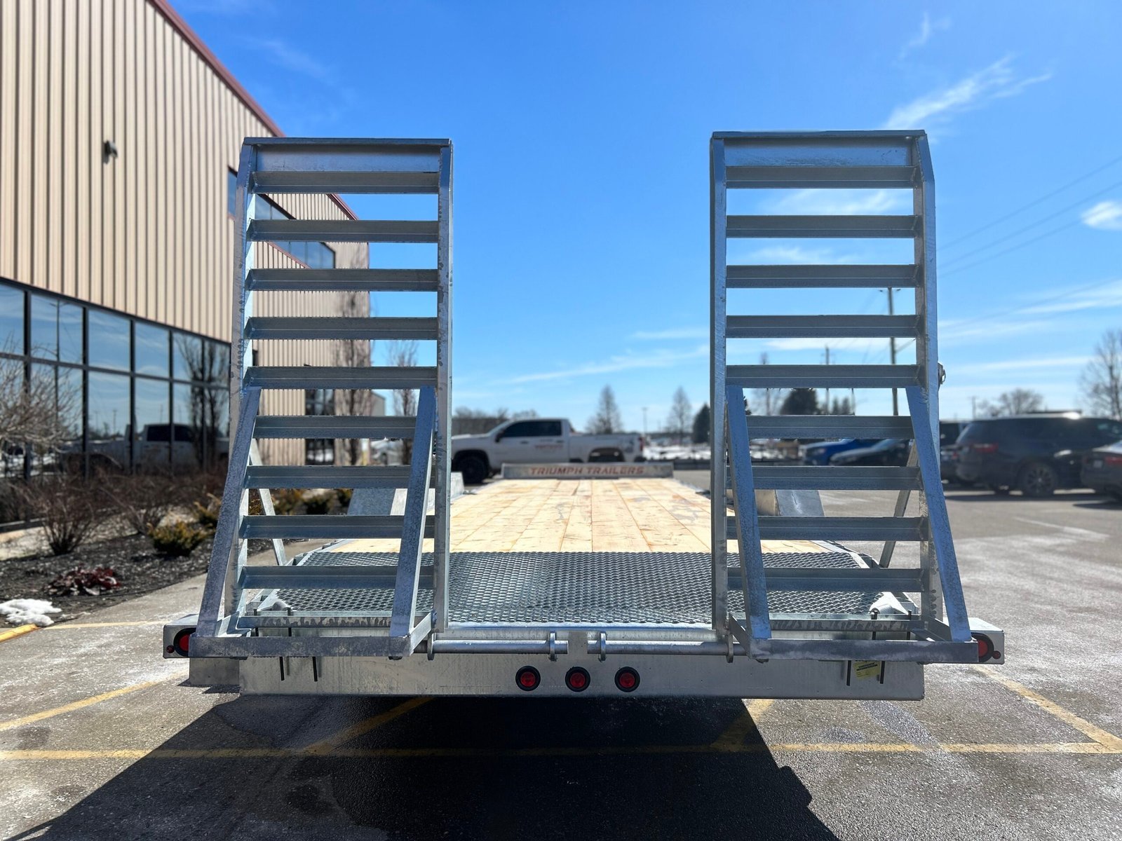 2027 Triumph 83 in × 24+2ft Beavertail Car/Equipment Hauler 21,000 lb GVWR — photo 2