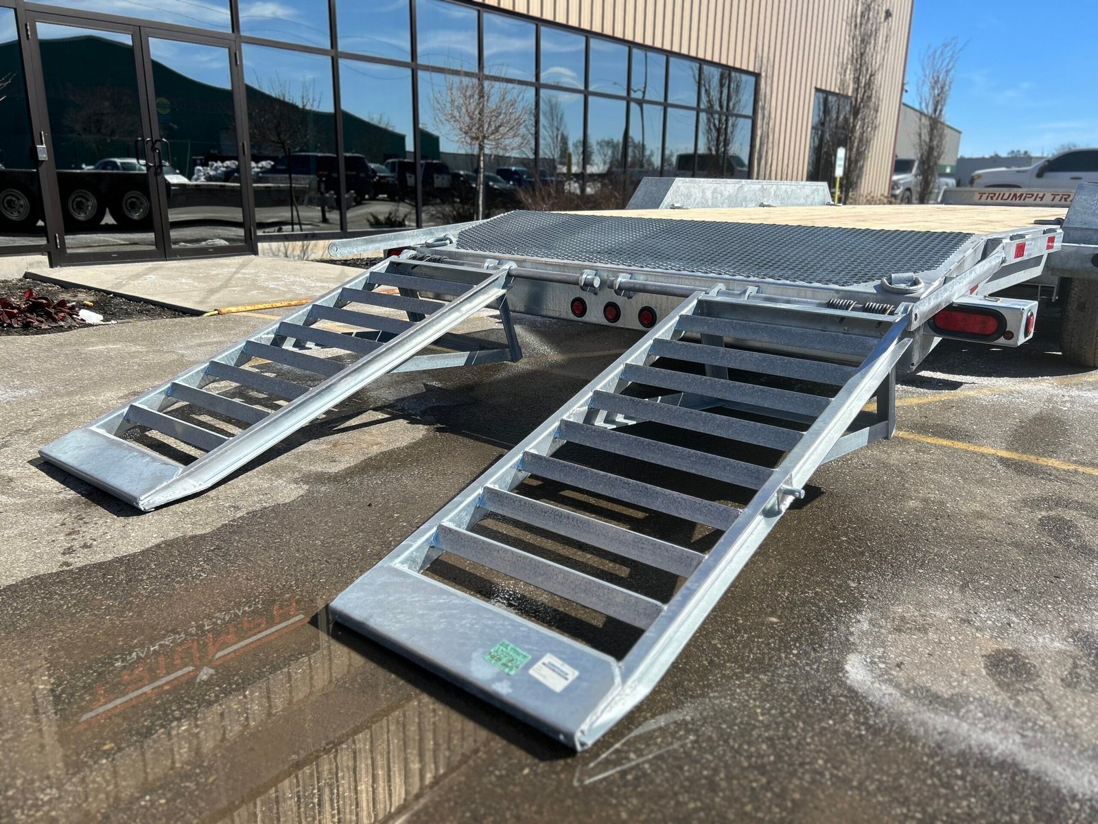 2027 Triumph 83 in × 24+2ft Beavertail Car/Equipment Hauler 21,000 lb GVWR — photo 3