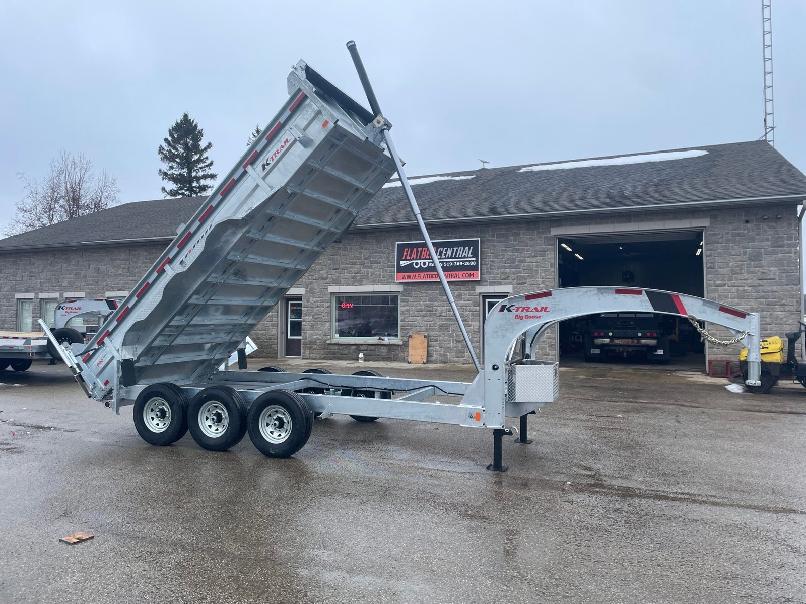 K-Trail Galvanized Gooseneck Dump 24,200lb