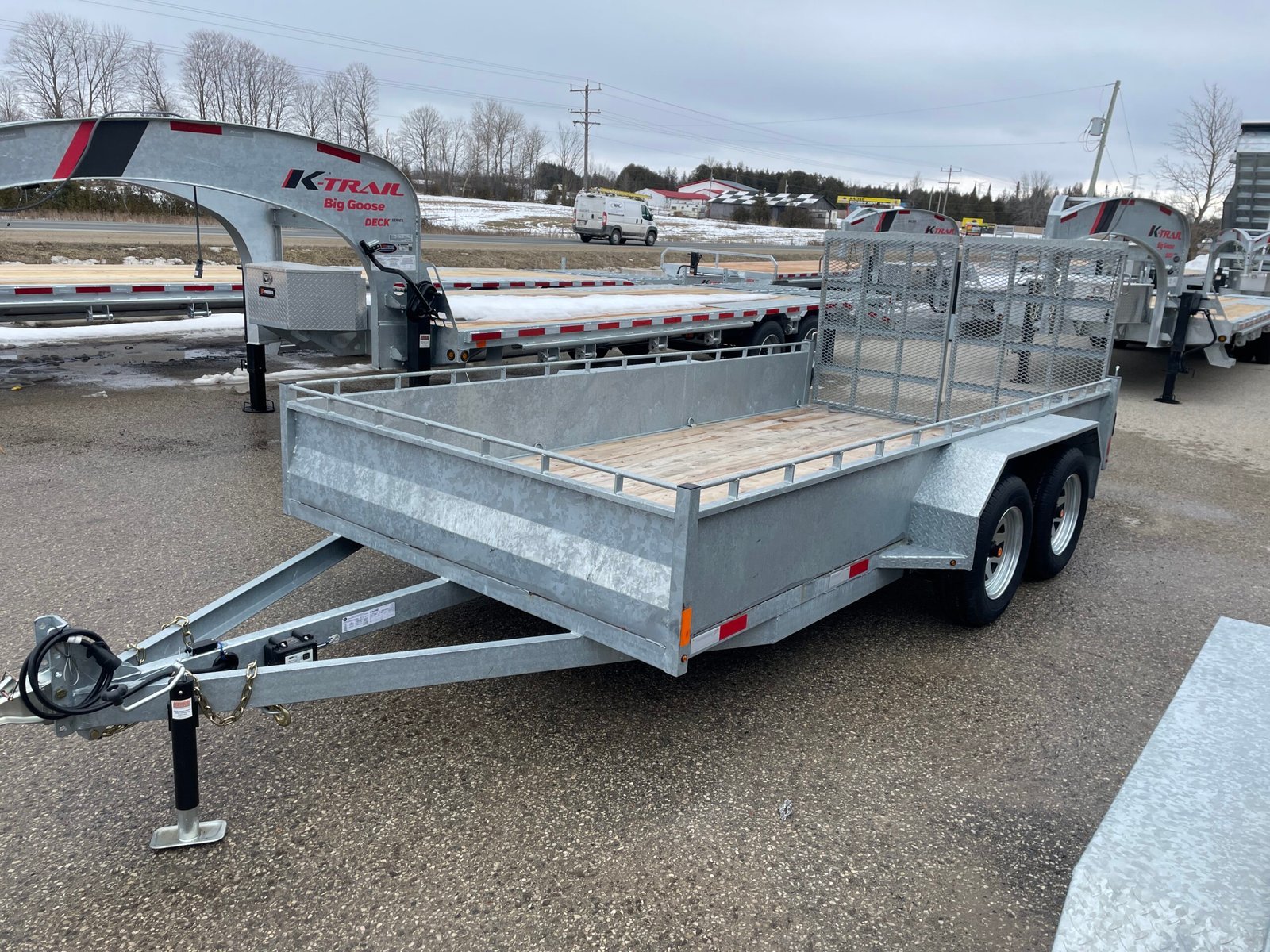 Galvanized Tandem Axle Utility Trailers (7000lb) — photo 2