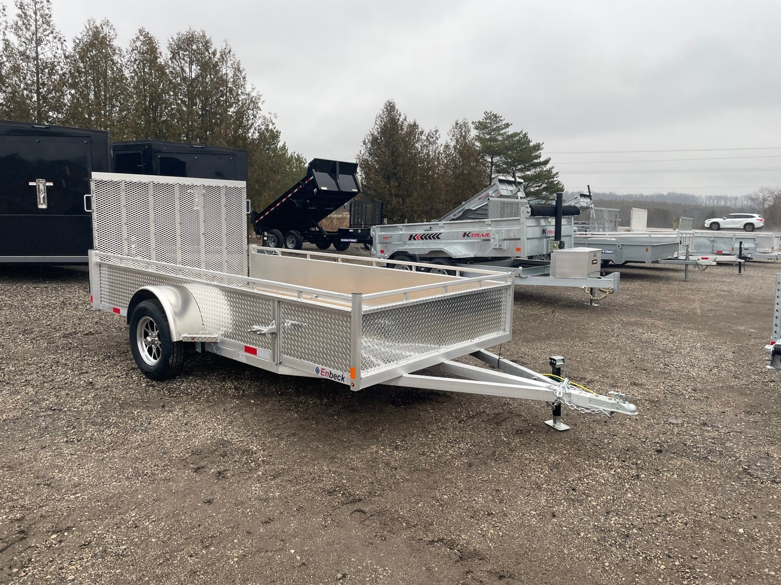 Enbeck 6x12ft Single Axle Utility Trailer