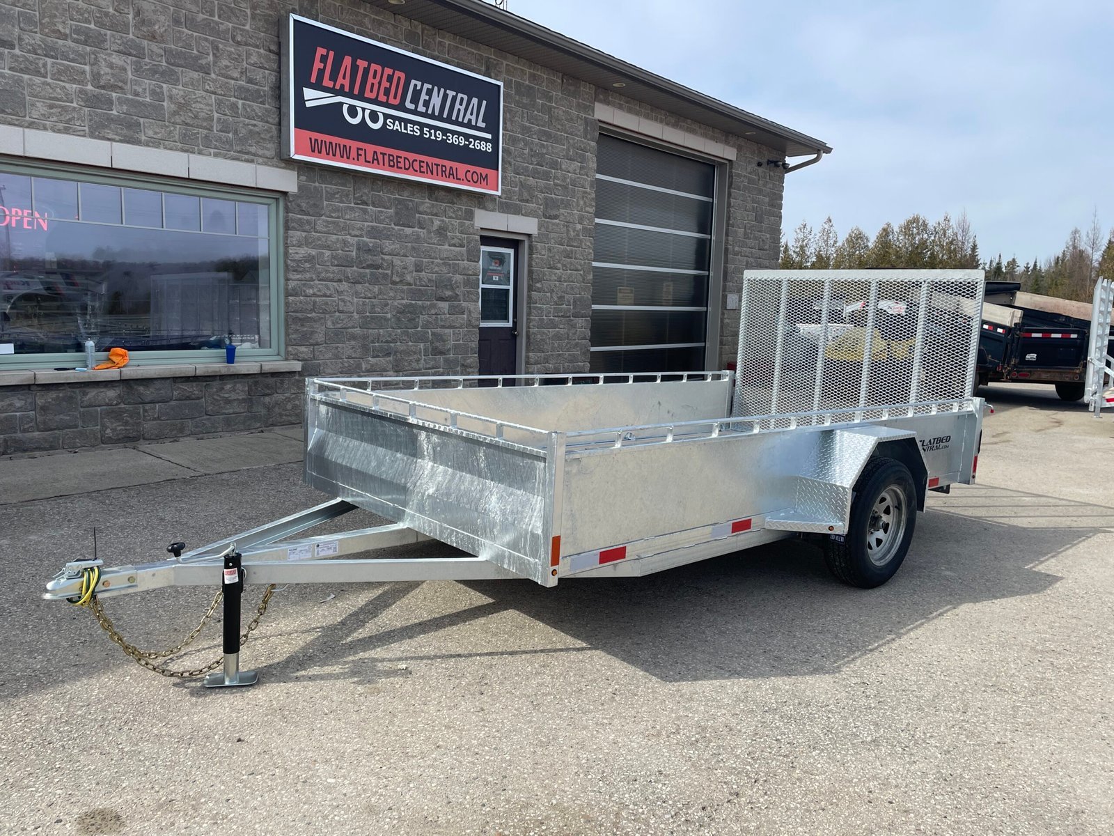 Galvanized Single Axle Utility Trailers