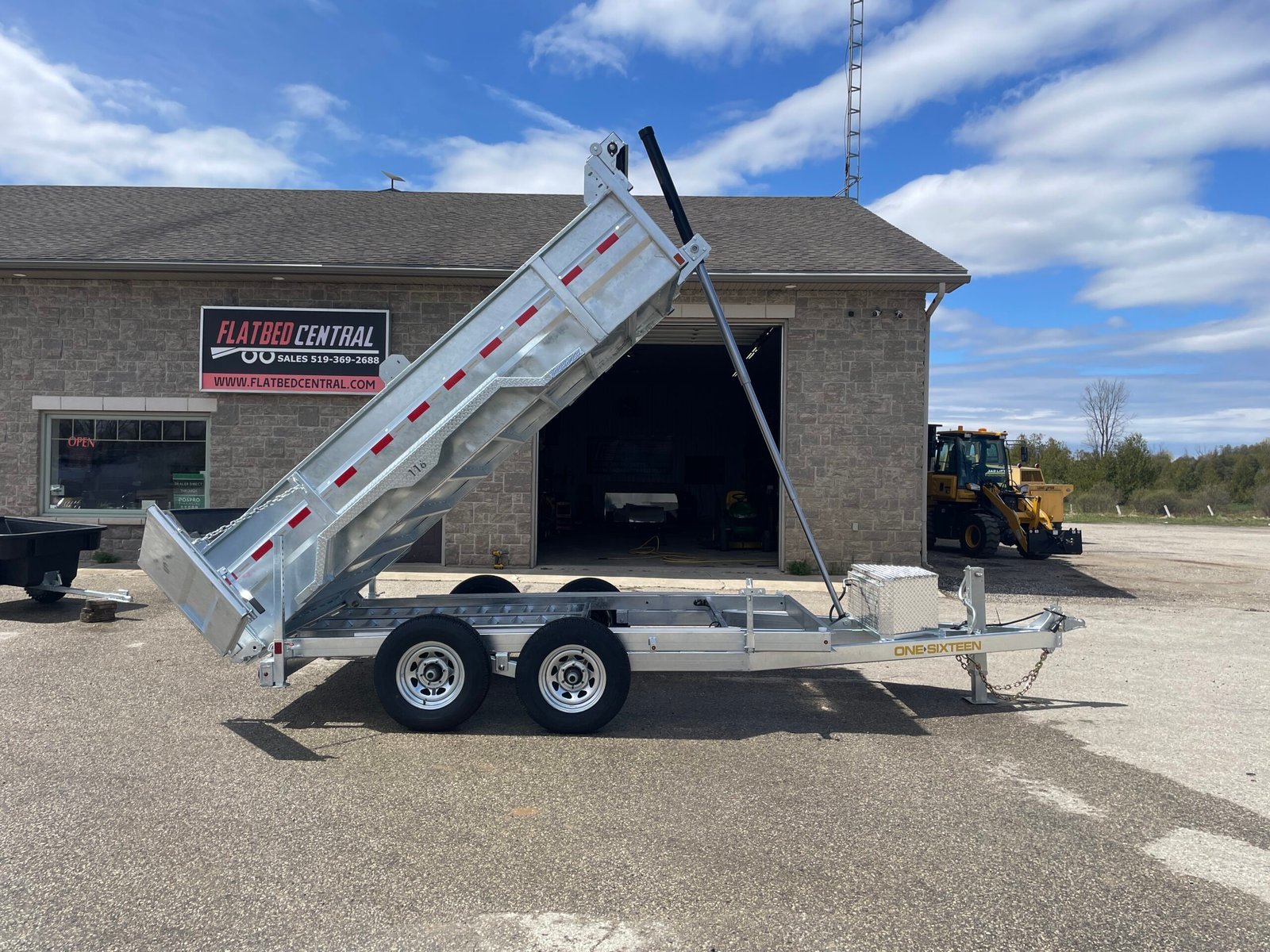 One-Sixteen Galvanized Dump Trailers 10,420lb — photo 10