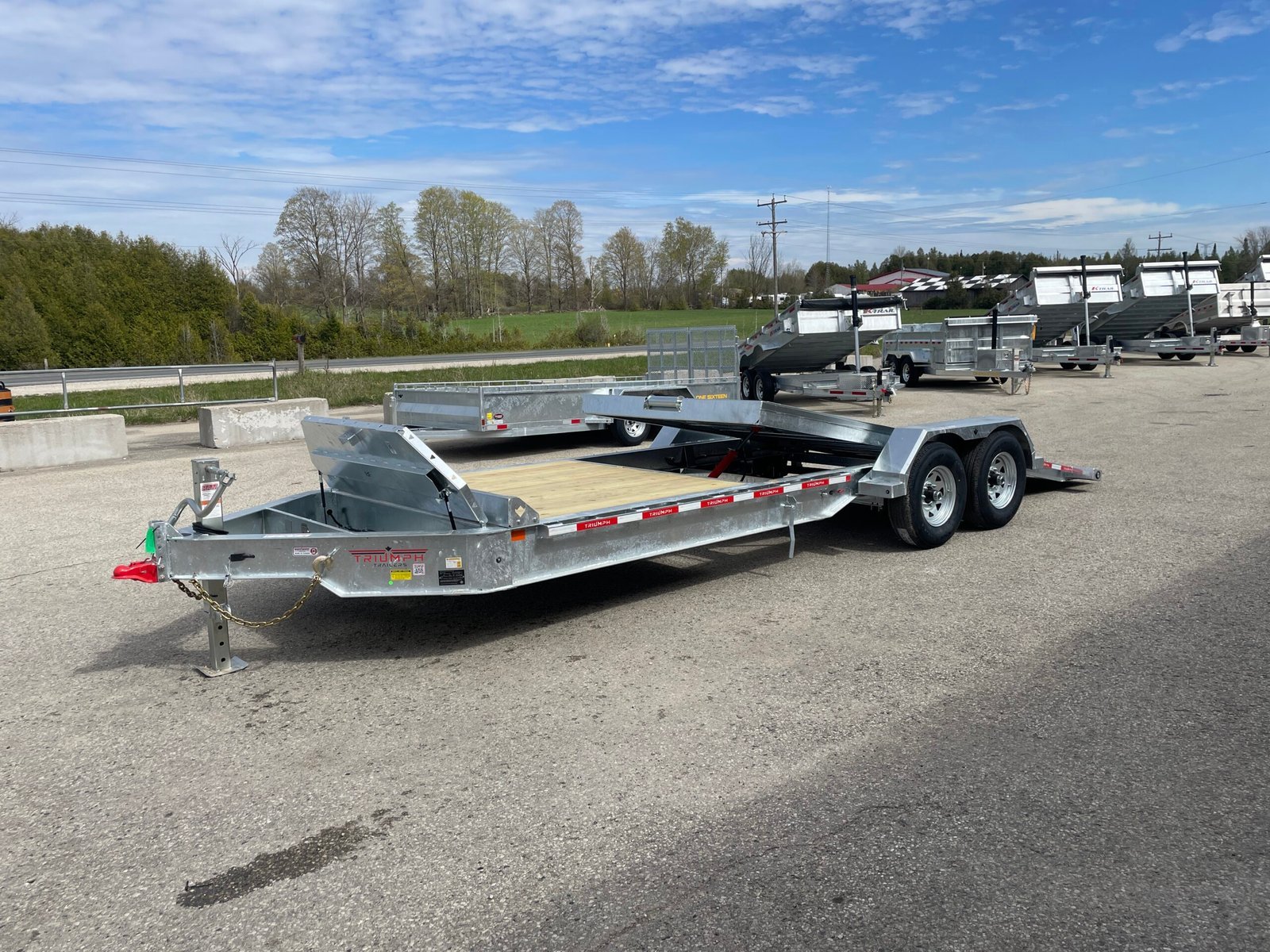 2026 Triumph 83 in × 16+6 ft Tilt Trailer 14,000 lb GVWR