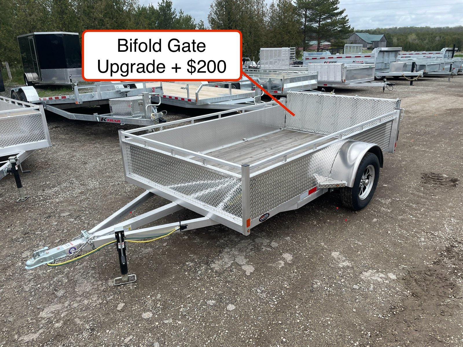 Enbeck 6x10ft Single Axle Utility Trailer — photo 2