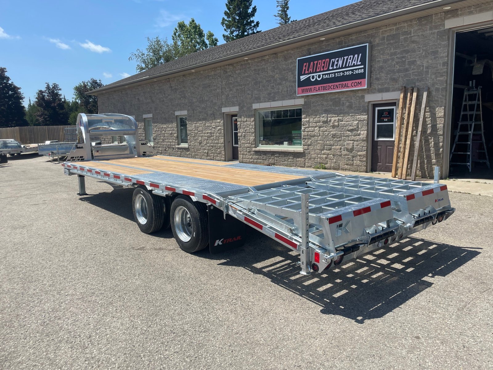 2027 K-Trail 102 in × 20+5 ft Gooseneck Flatbed 40,000 lb GVWR — photo 7