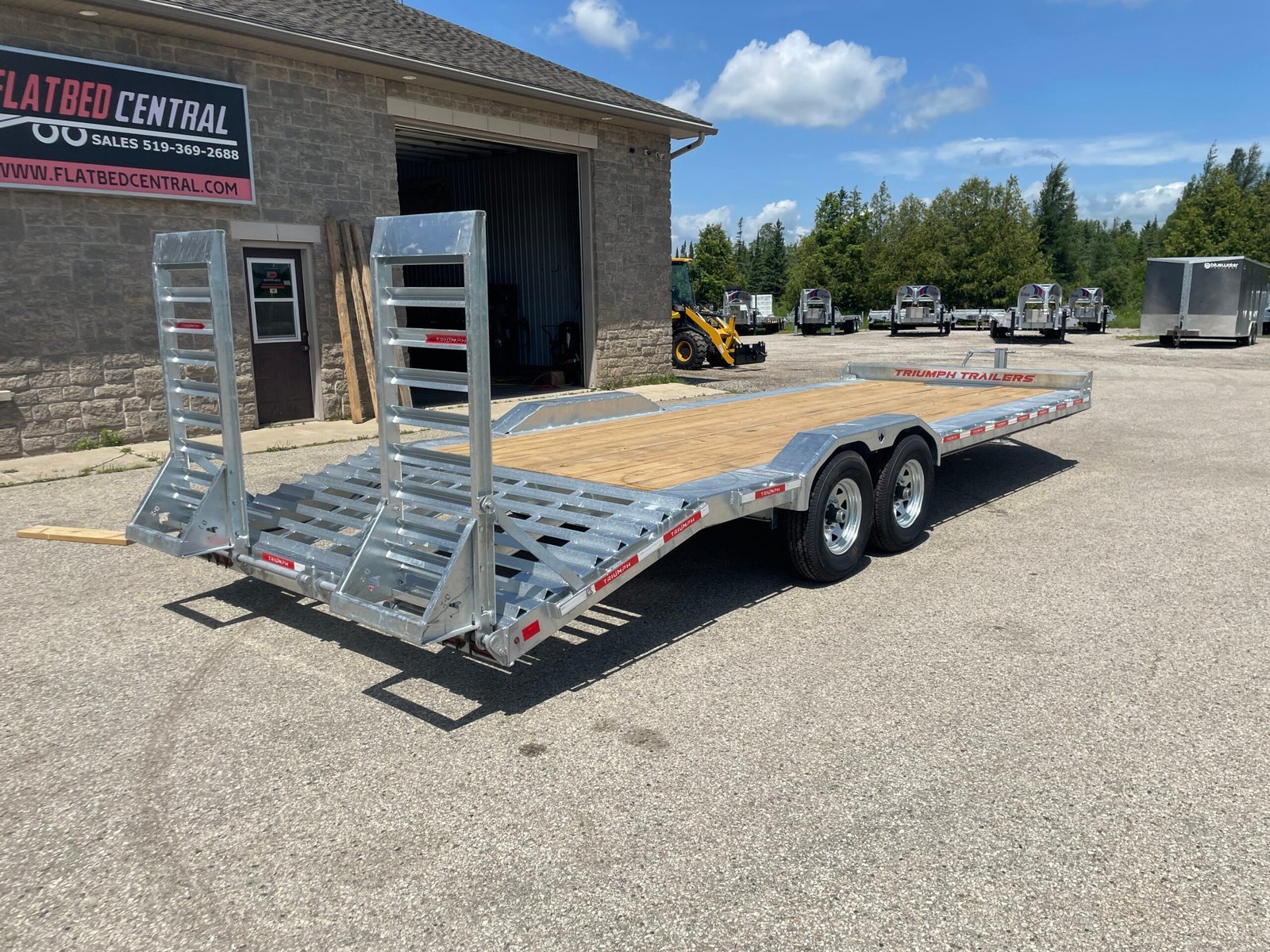 2027 Triumph 102 in × 20+4ft Beavertail ft Car/Equipment Hauler 14,000 lb GVWR — photo 8