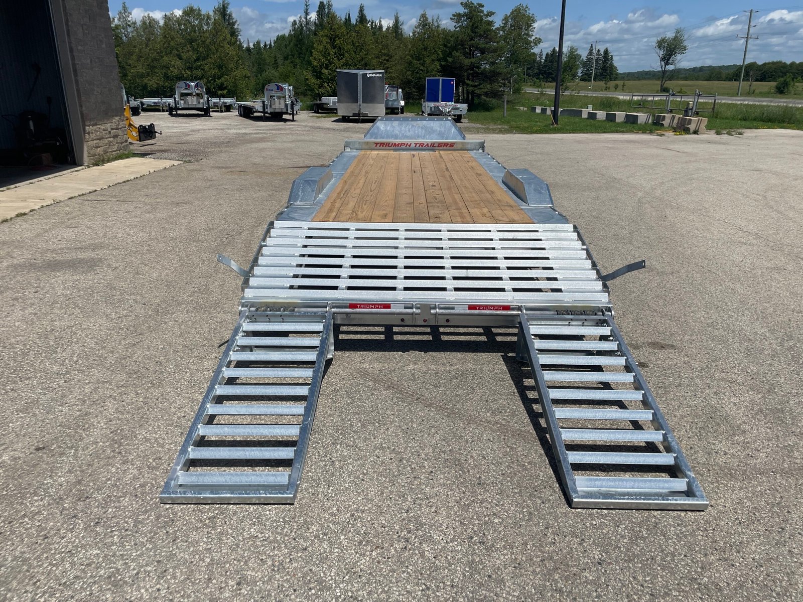 2027 Triumph 102 in × 20+4ft Beavertail ft Car/Equipment Hauler 14,000 lb GVWR — photo 6