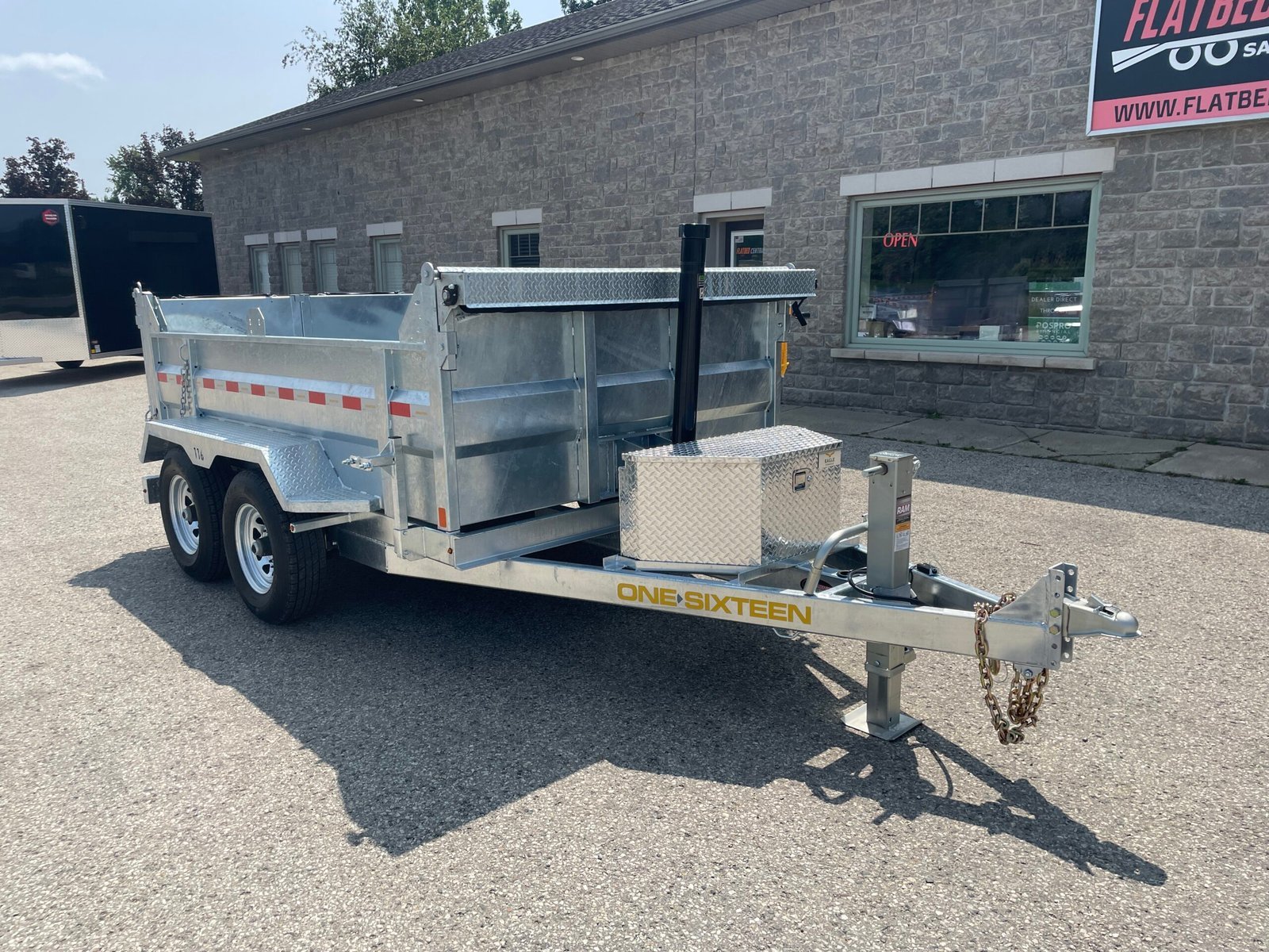 One-Sixteen 6x10ft Dump Trailer 10,420lb — photo 5