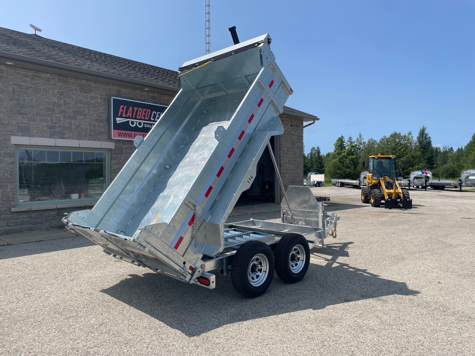 One-Sixteen 6x10ft Dump Trailer 10,420lb — photo 8