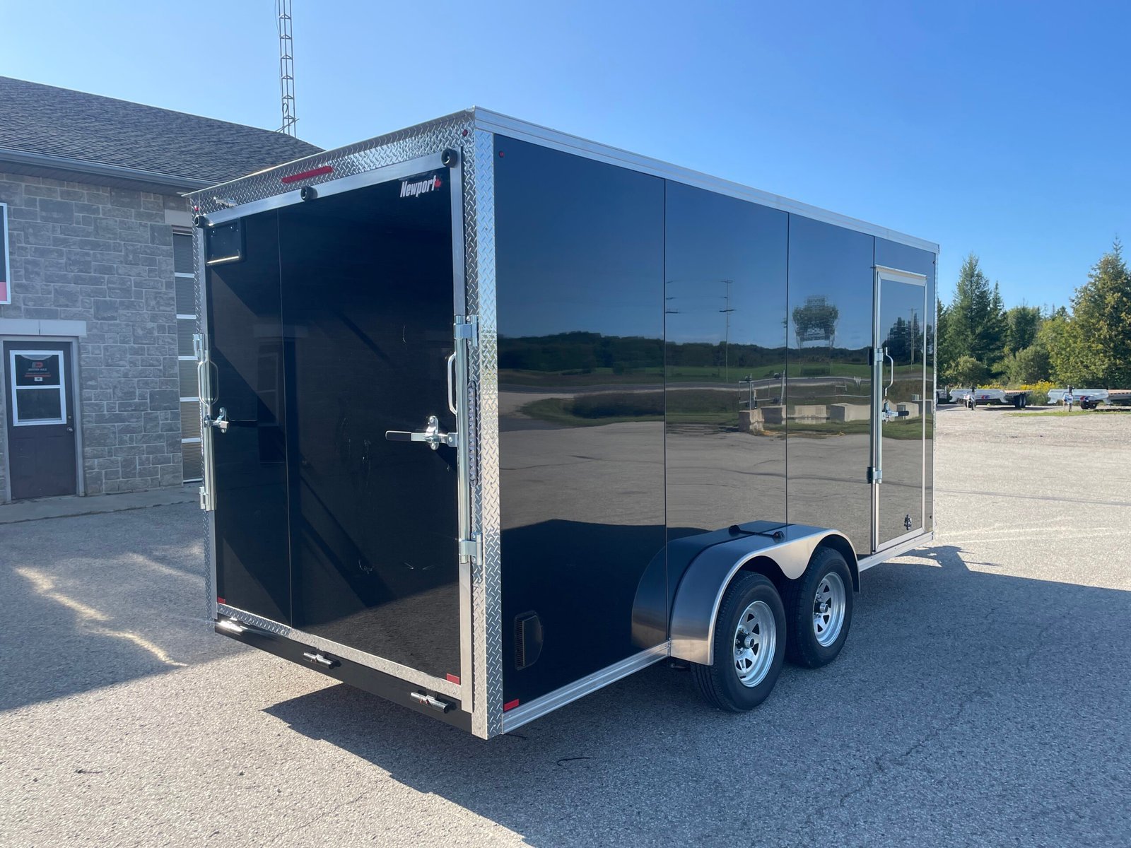 2027 Newport 7 ft × 16 ft Enclosed Trailer 7,000 lb GVWR — photo 4