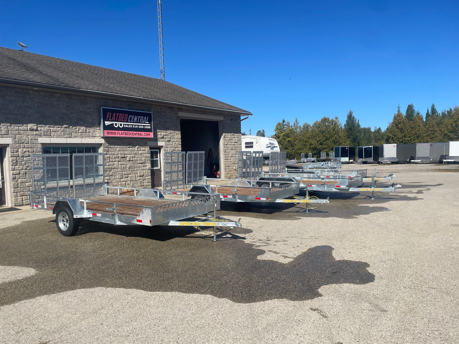 2027 One-Sixteen 82 in × 12 ft Utility Trailer 2,990 lb GVWR