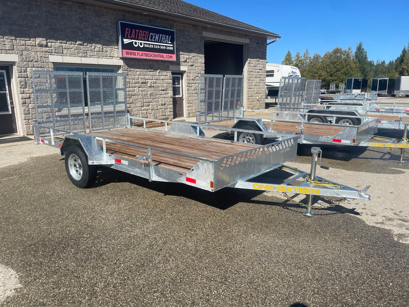2027 One-Sixteen 82 in × 12 ft Utility Trailer 2,990 lb GVWR — photo 2