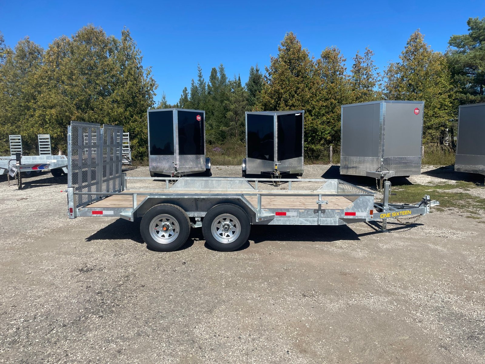 2027 One-Sixteen 82 in × 14 ft Utility Trailer 7,000 lb GVWR — photo 2