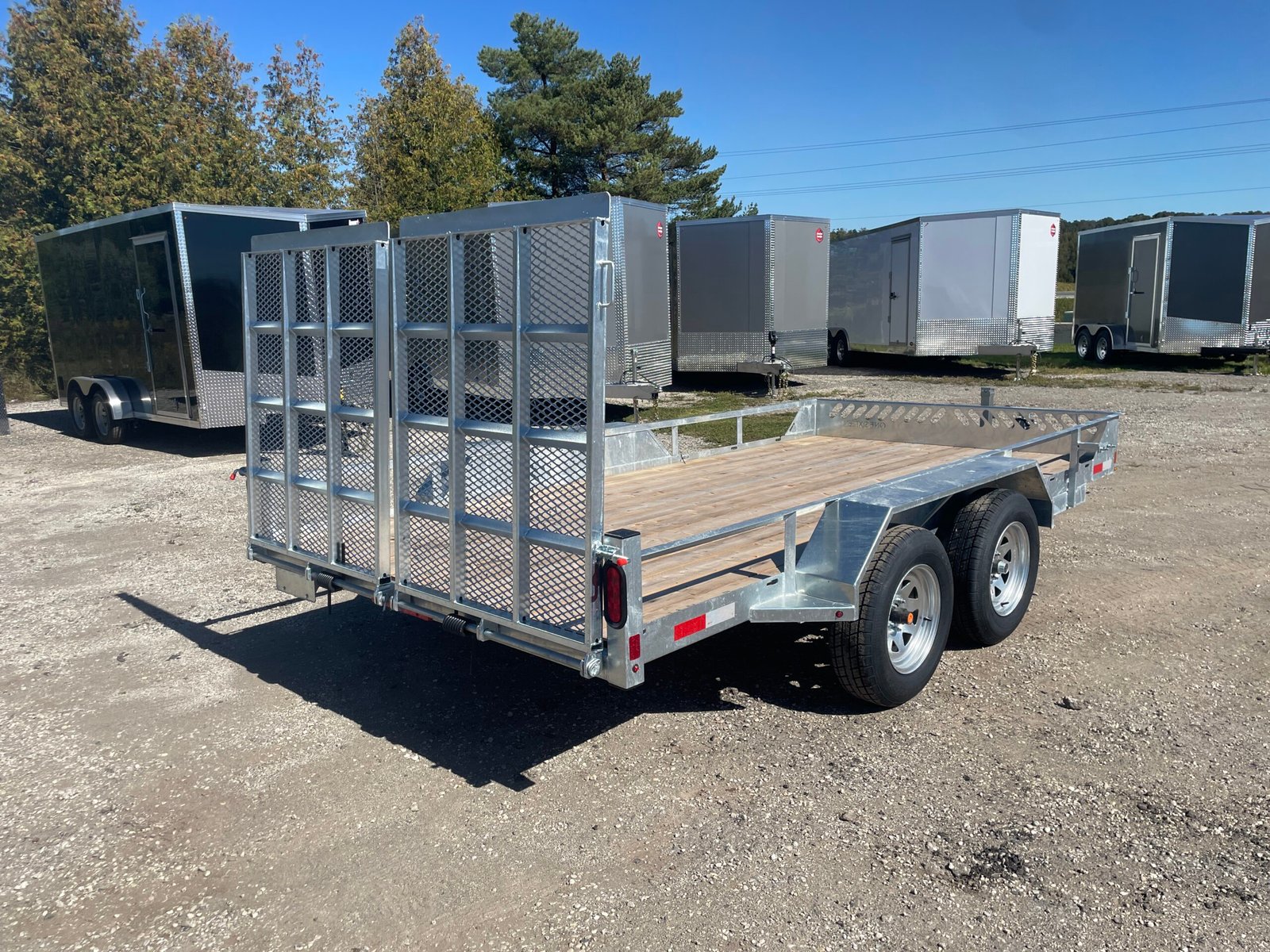 2027 One-Sixteen 82 in × 14 ft Utility Trailer 7,000 lb GVWR — photo 3