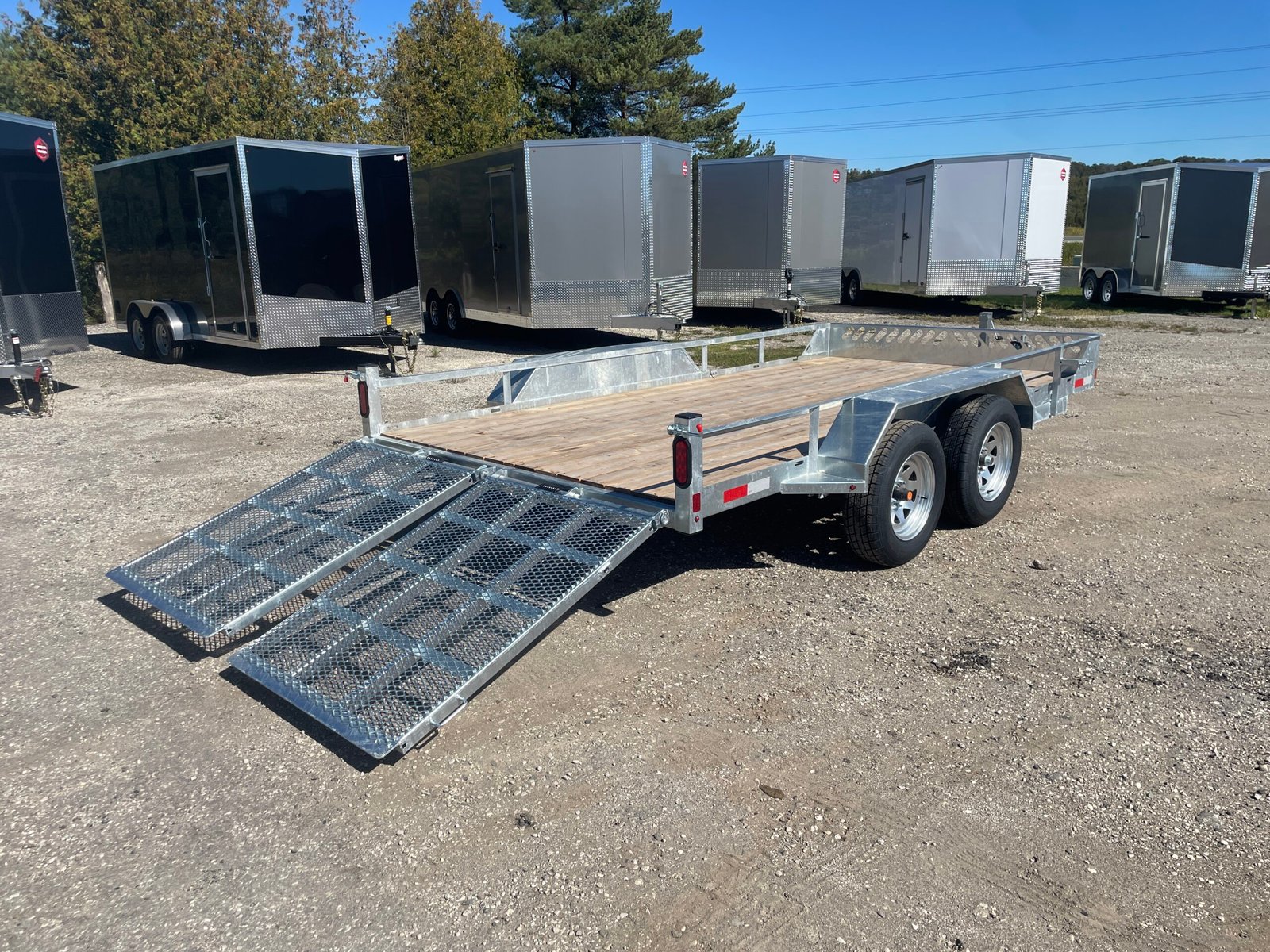 2027 One-Sixteen 82 in × 14 ft Utility Trailer 7,000 lb GVWR — photo 4