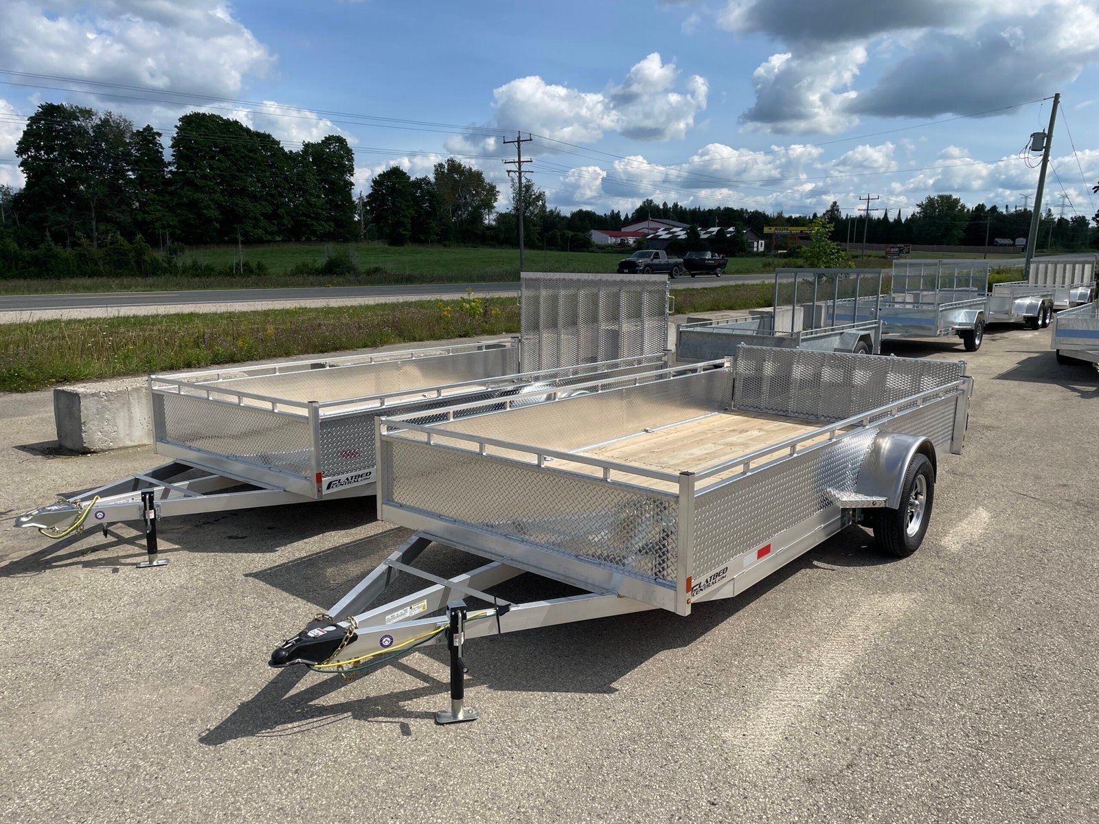 Enbeck 80in x 14ft Single Axle Utility Trailer