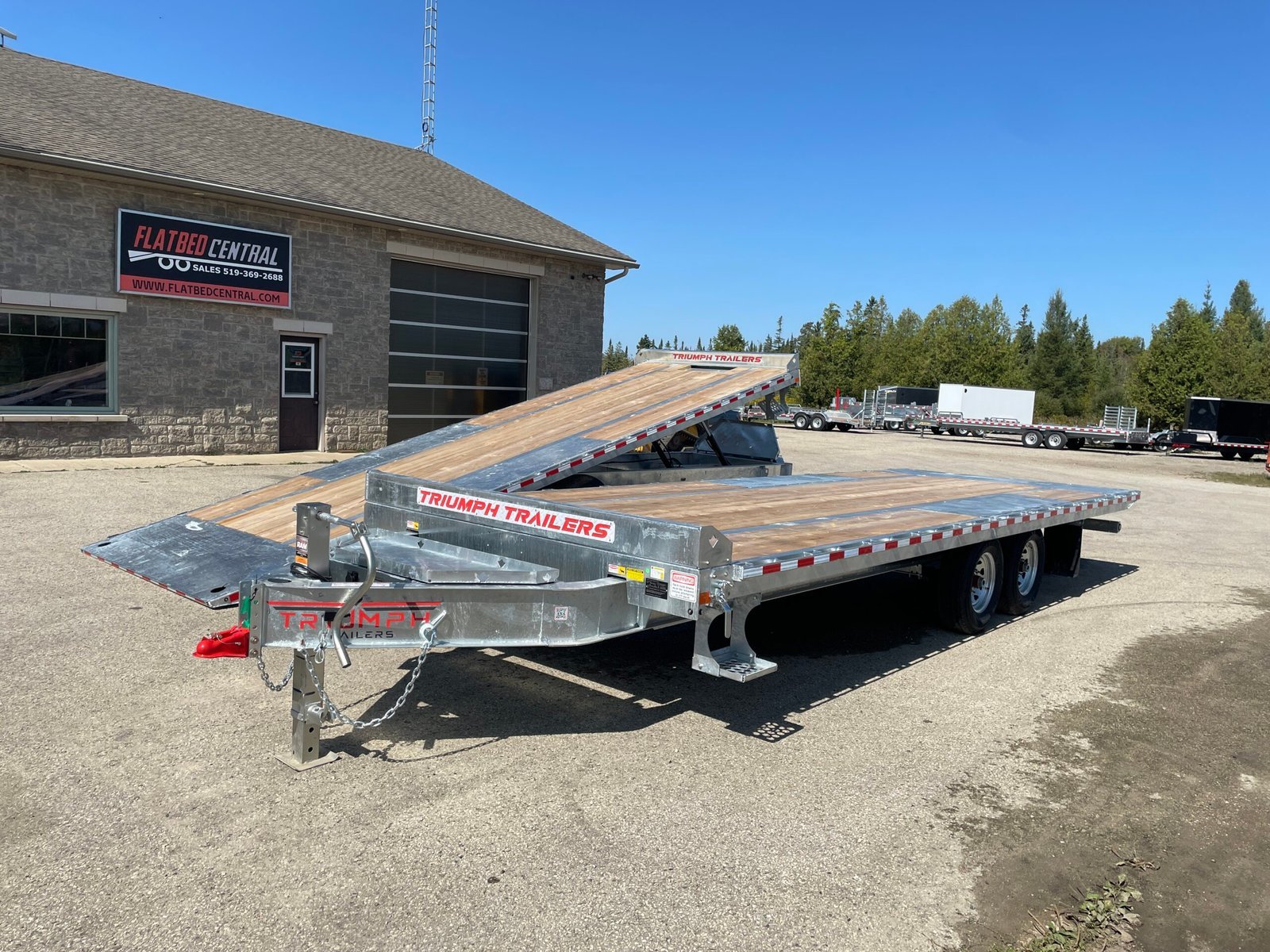 2027 Triumph 102 in × 24 ft Tilt Trailer 14,000 lb GVWR