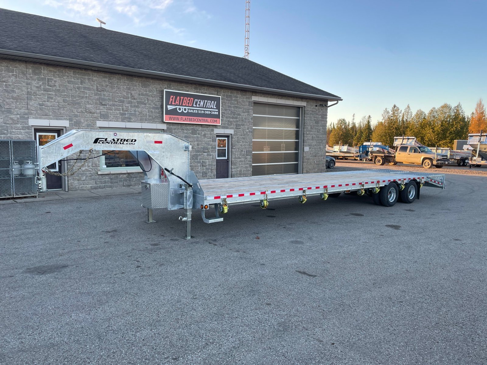 One-Sixteen Galvanized Tandem Dually Goosenecks (12k Axles)