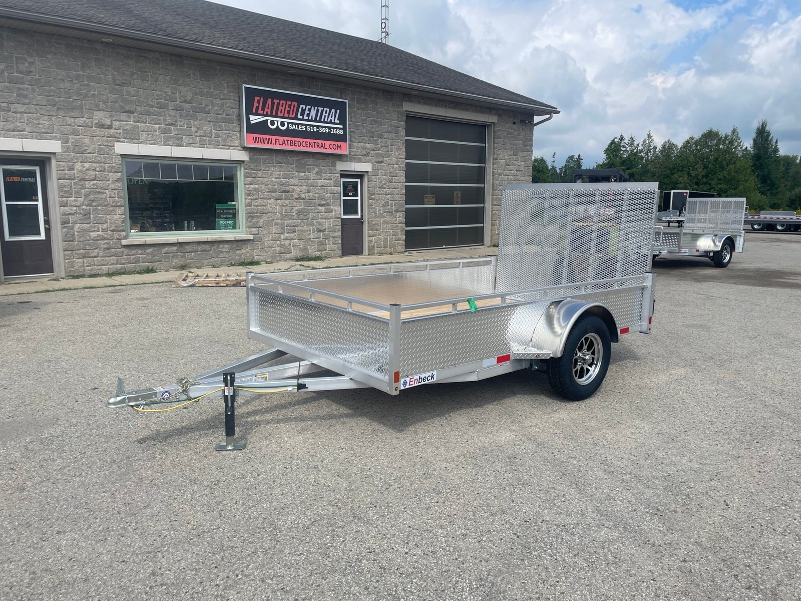 Enbeck 6x10ft Single Axle Utility Trailer