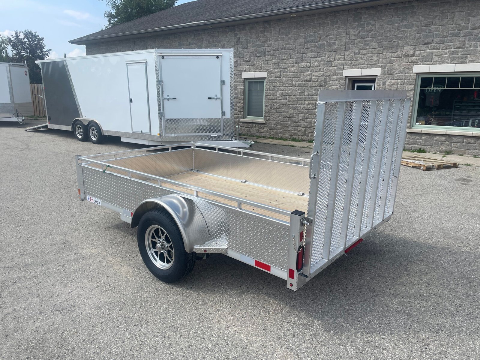 Enbeck 6x10ft Single Axle Utility Trailer — photo 8