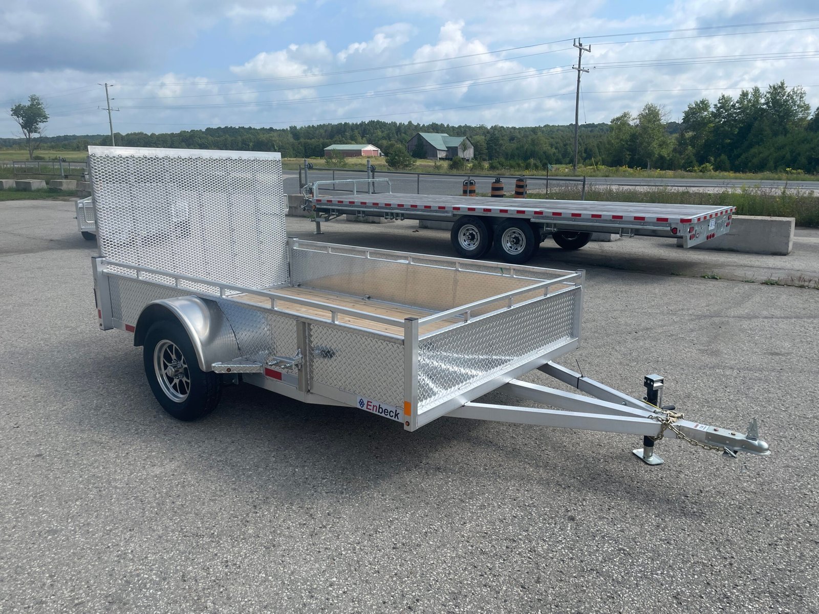 Enbeck 6x10ft Single Axle Utility Trailer — photo 4