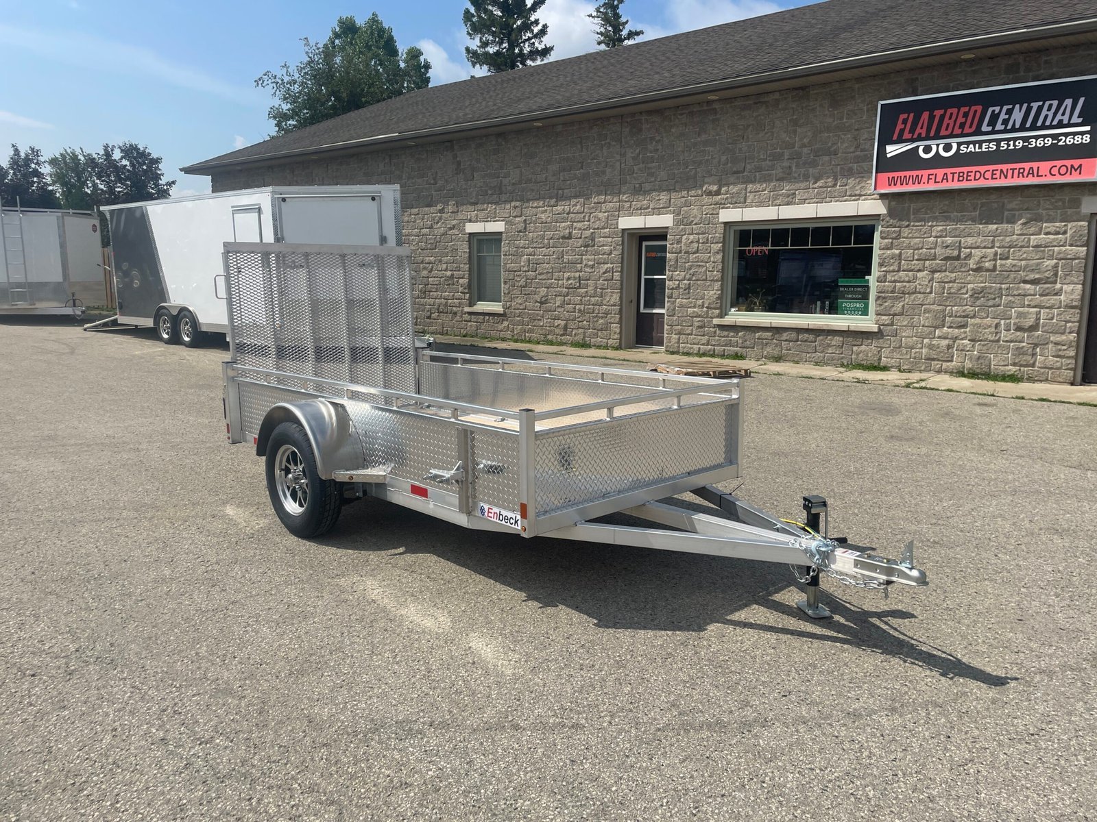 Enbeck 5x10ft Single Axle Utility Trailer
