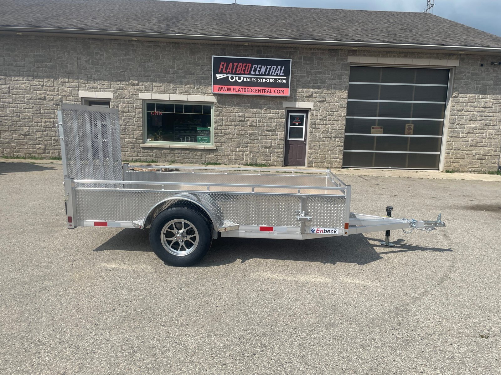 Enbeck 5x10ft Single Axle Utility Trailer — photo 8