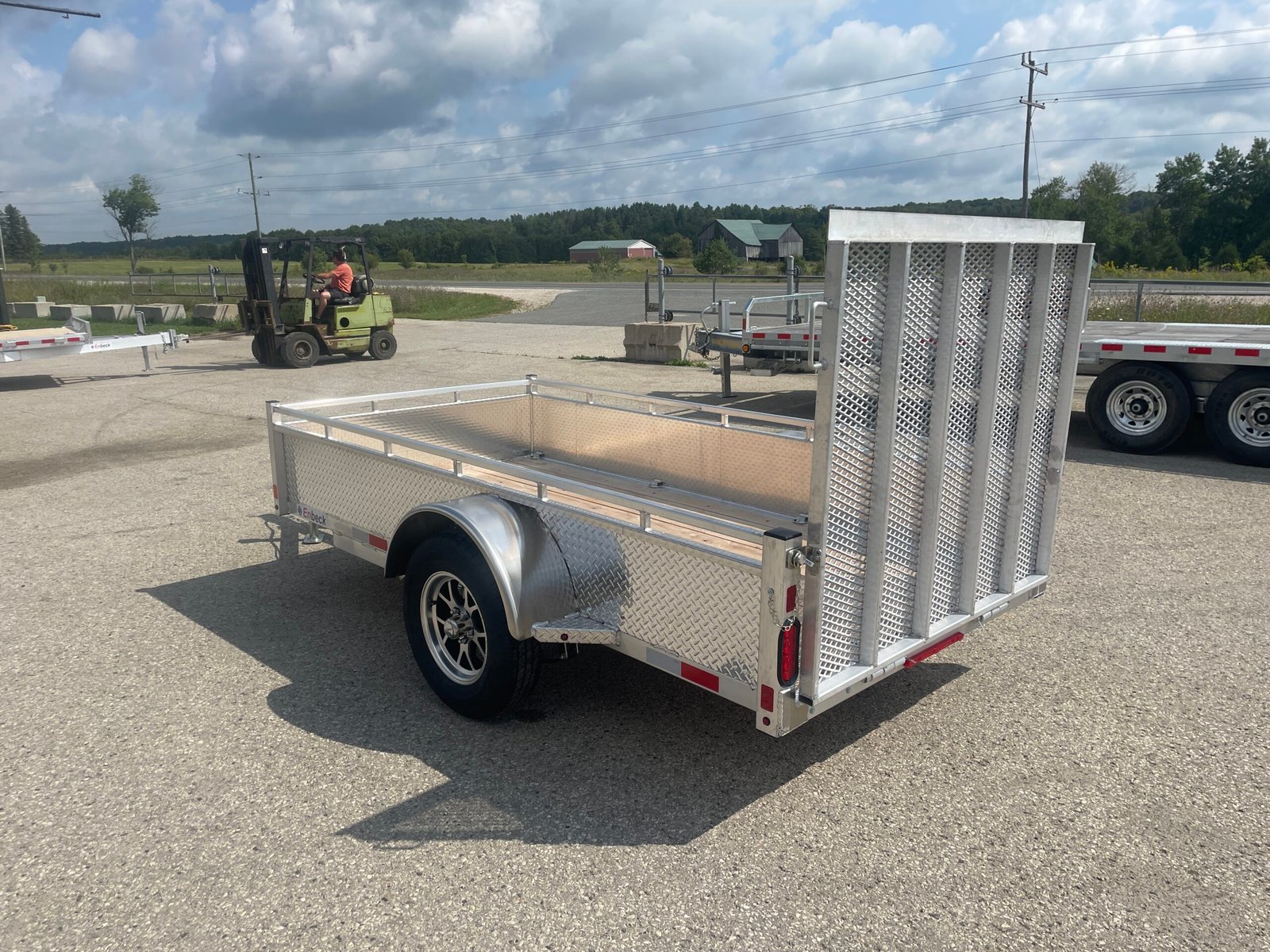 Enbeck 5x10ft Single Axle Utility Trailer — photo 7