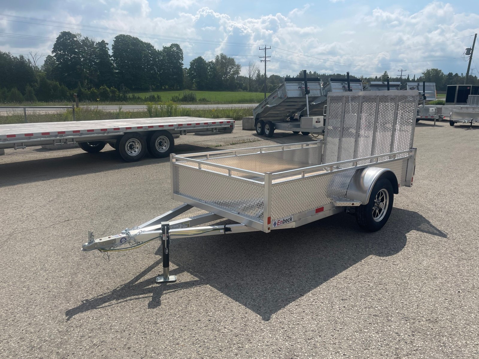 Enbeck 5x10ft Single Axle Utility Trailer — photo 4