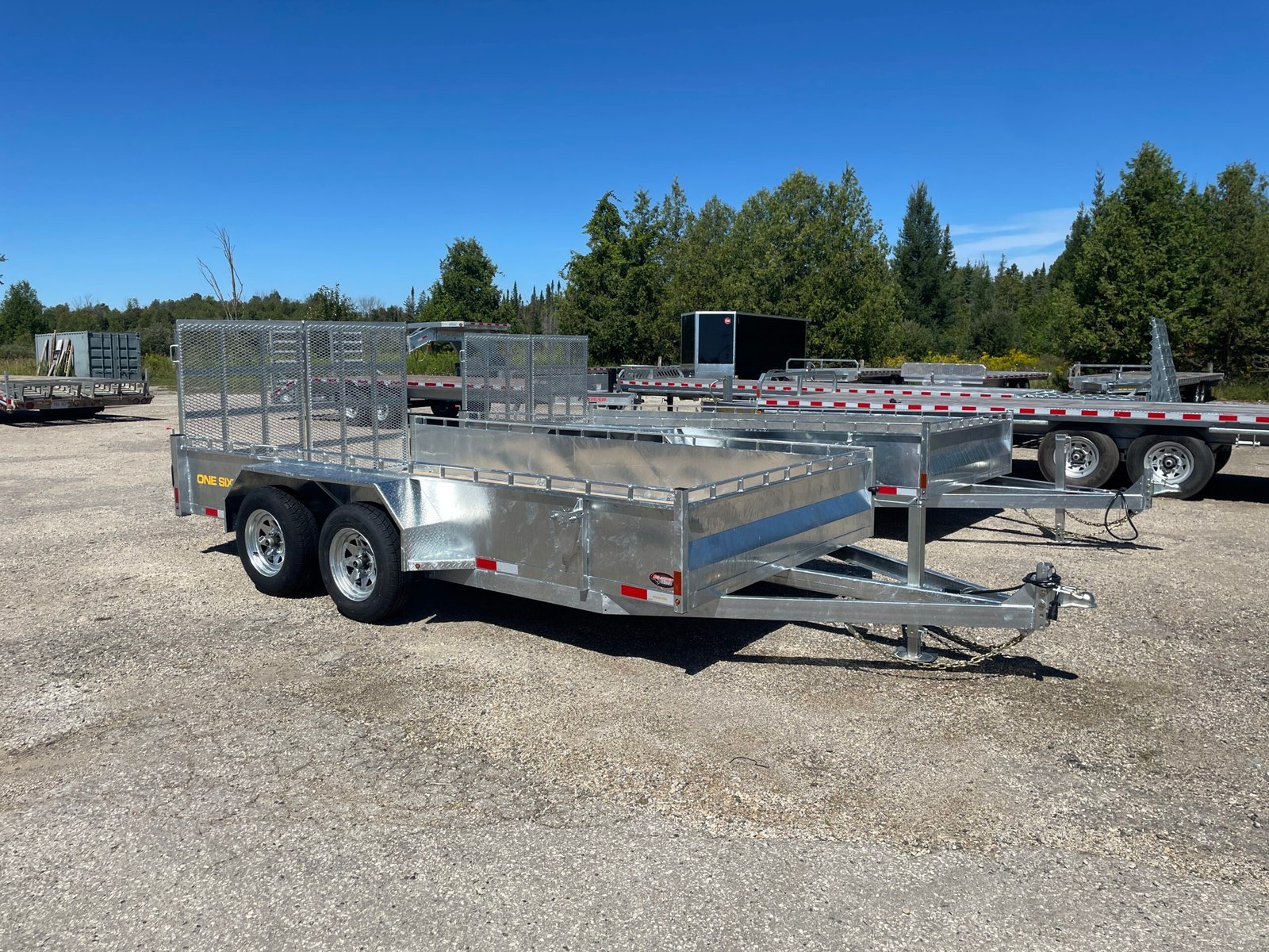 Galvanized Tandem Axle Utility Trailers (7000lb)