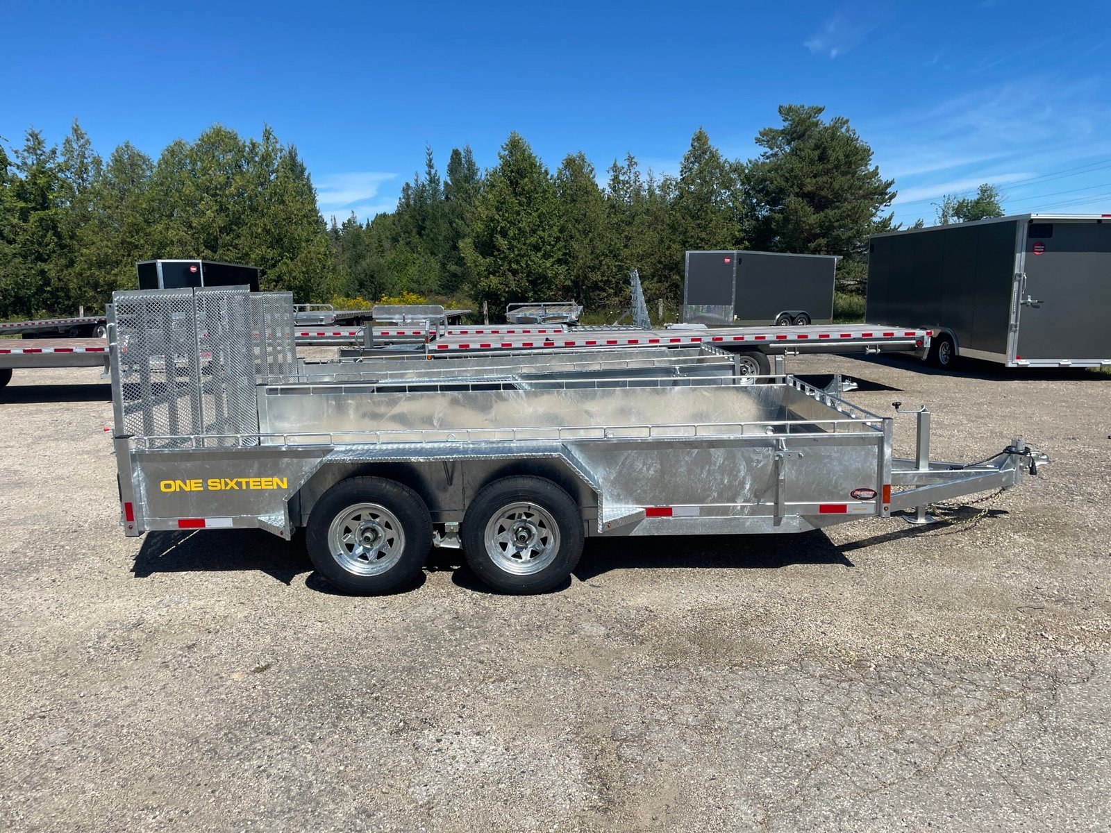 Galvanized Tandem Axle Utility Trailers (7000lb) — photo 3