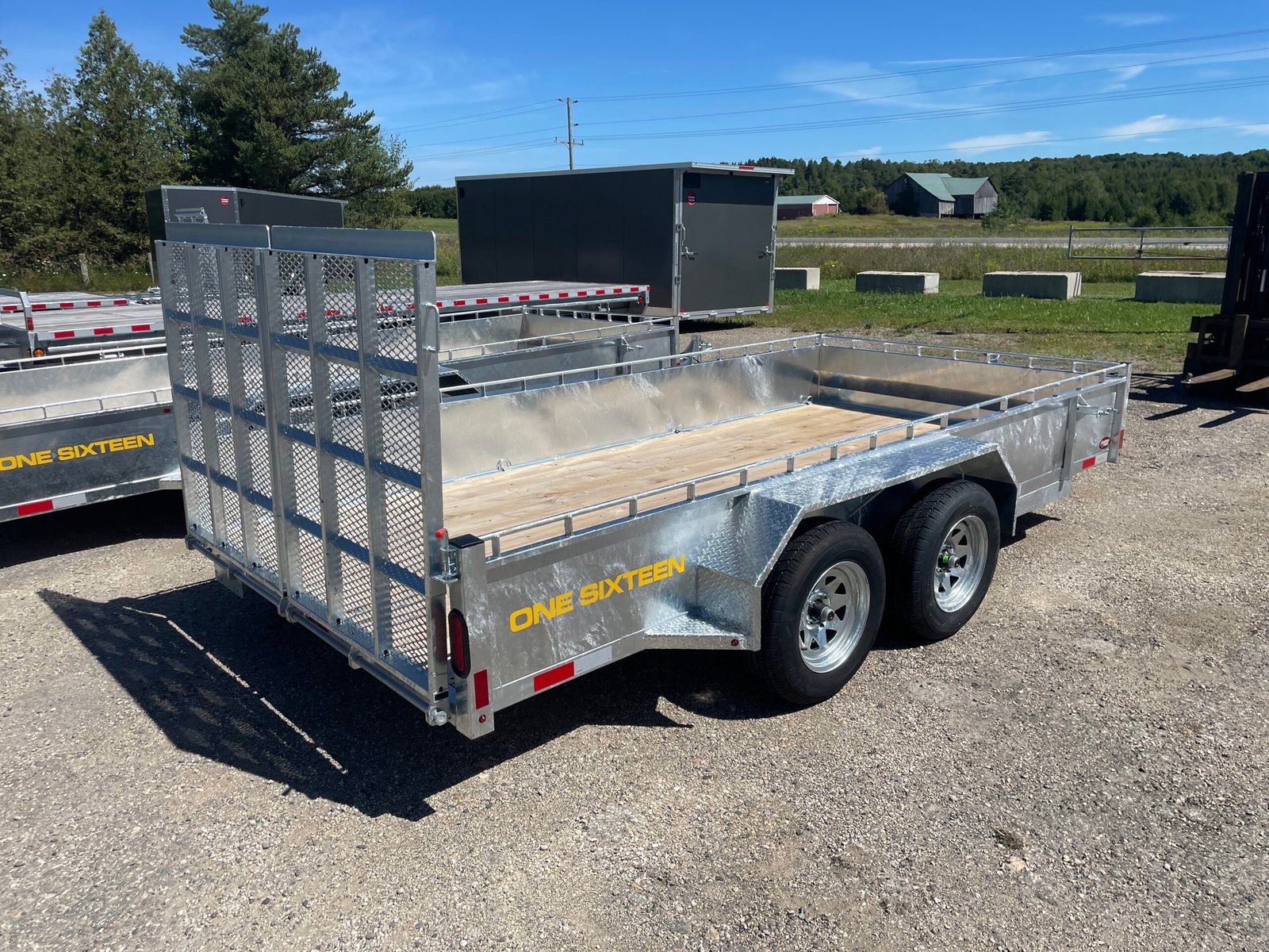 Galvanized Tandem Axle Utility Trailers (7000lb) — photo 5