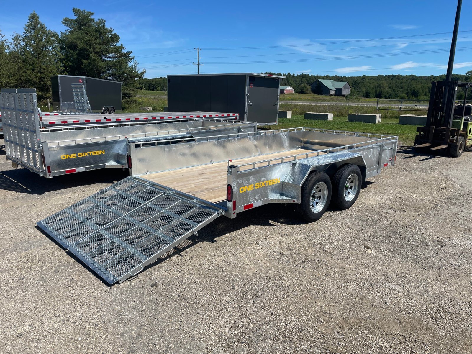 Galvanized Tandem Axle Utility Trailers (7000lb) — photo 7