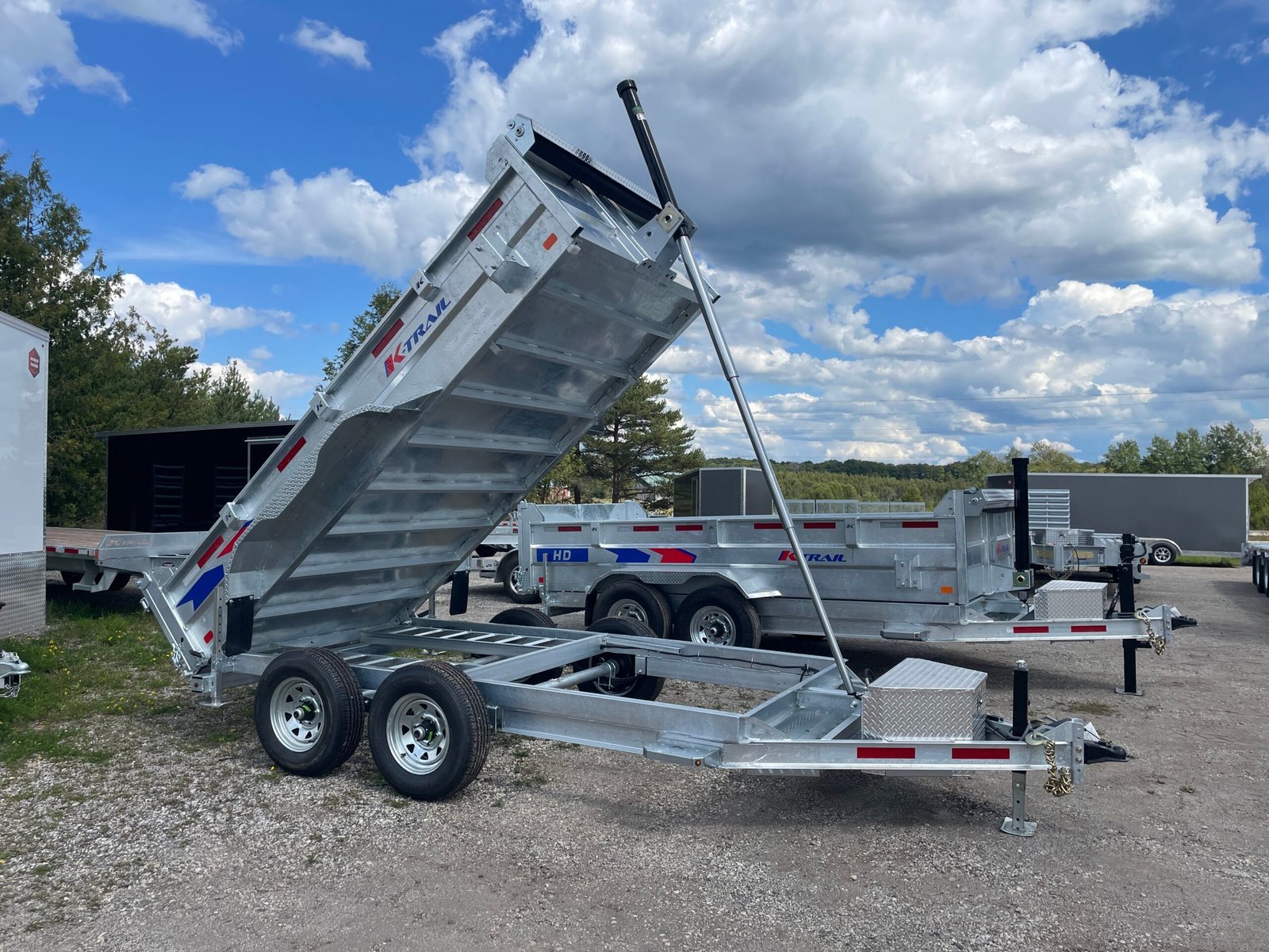 K-Trail Galvanized Dump Trailers 9,990lb