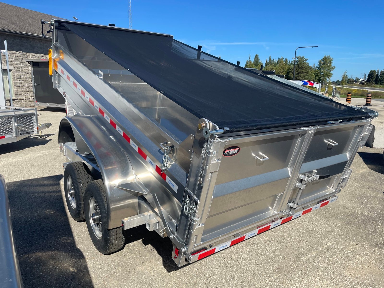 Enbeck 6x12ft Dump Trailer 9,900lb — photo 3