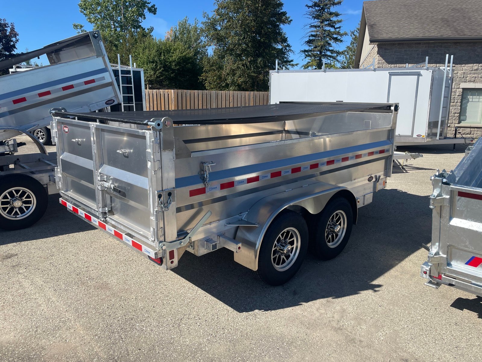 Enbeck 6x12ft Dump Trailer 9,900lb — photo 7