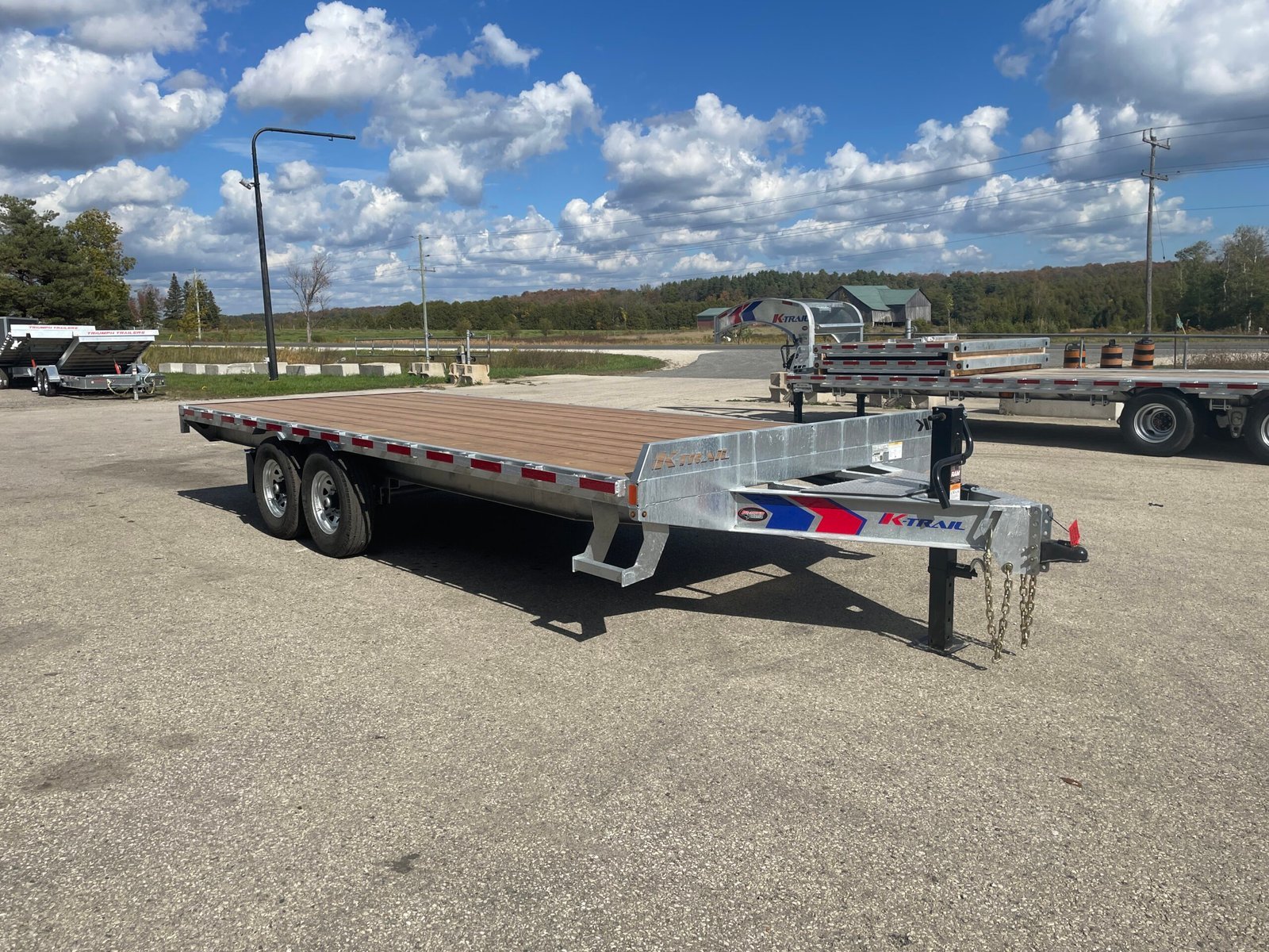 2026 K-Trail 102 in × 20 ft Bumper Pull Flatbed 14,000 lb GVWR