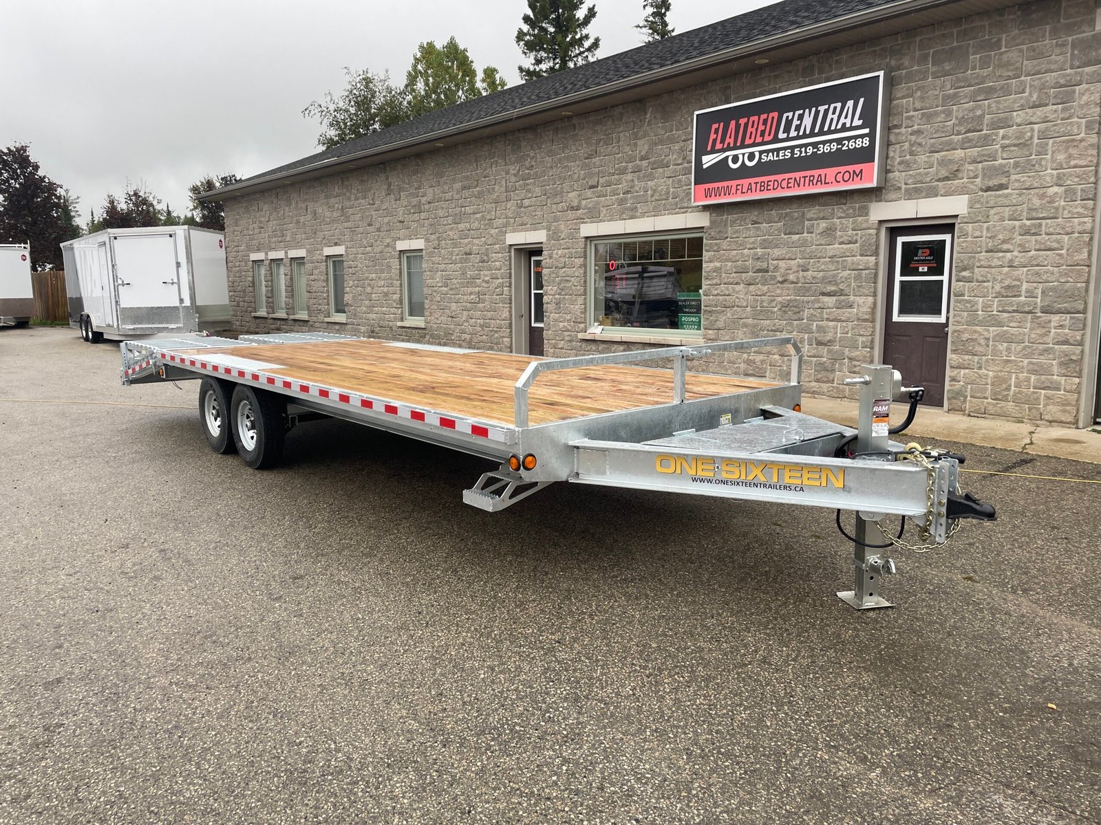 One-Sixteen Galvanized Beavertail Flatbeds 14,000lb
