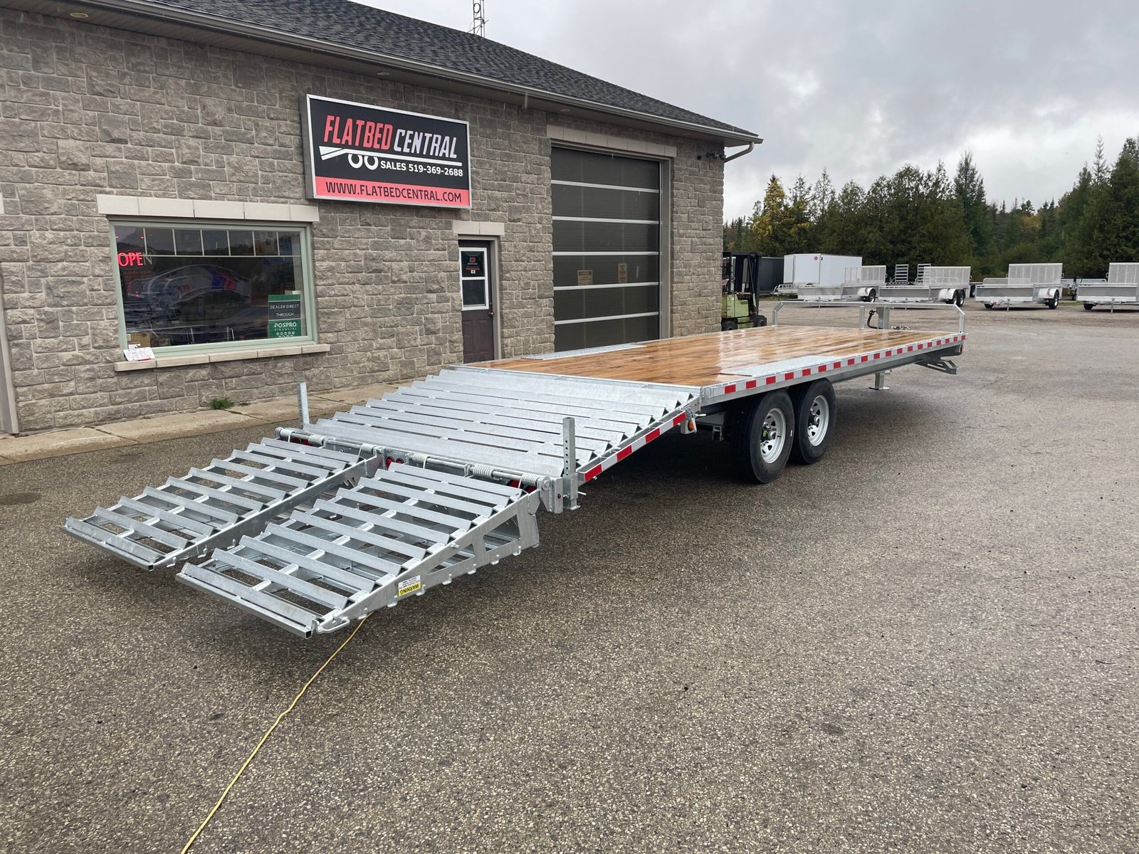 One-Sixteen 20+5ft Beavertail Flatbed 14,000lb — photo 8