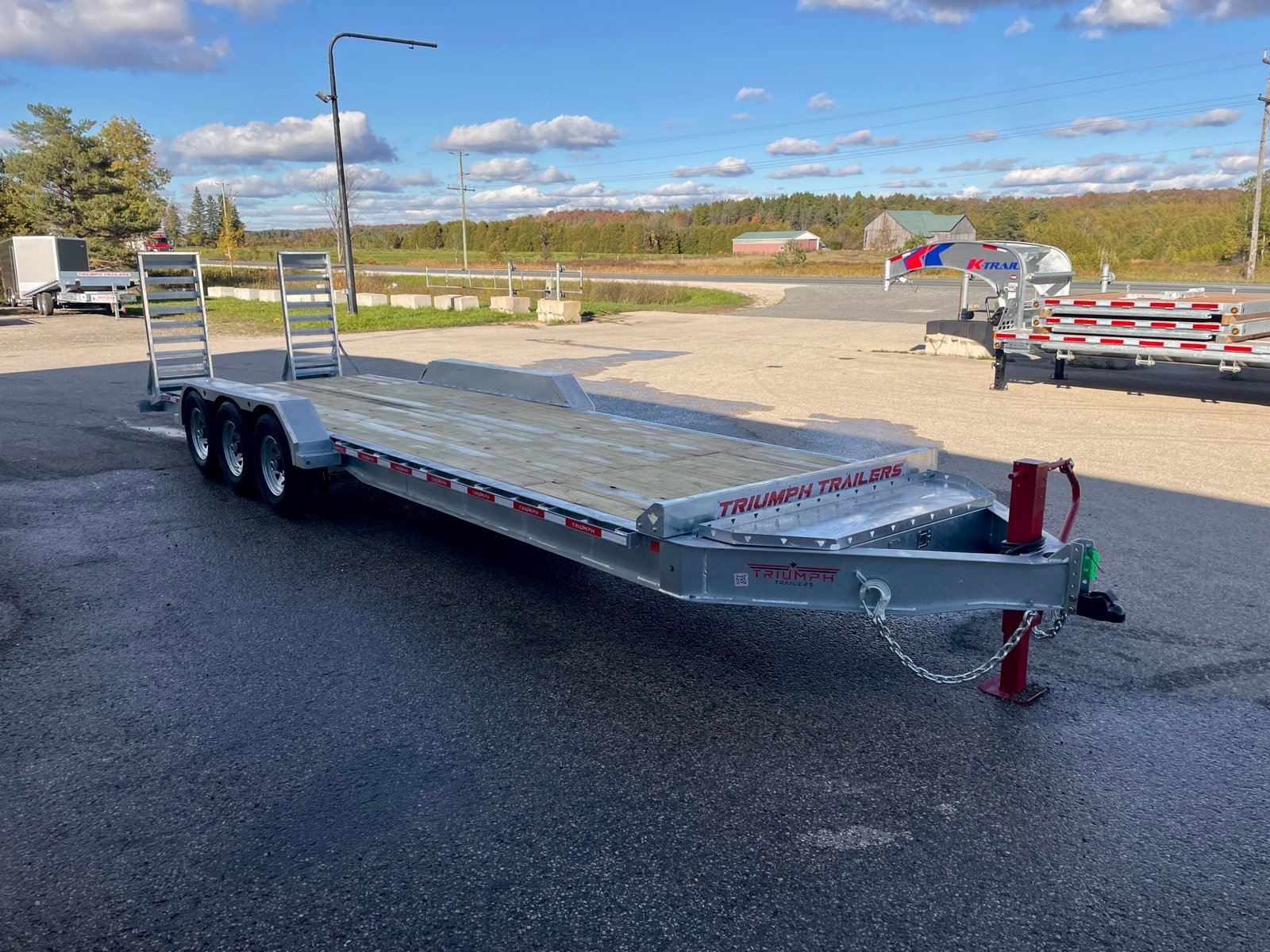 2027 Triumph 83 in × 24+2ft Beavertail Car/Equipment Hauler 21,000 lb GVWR — photo 7