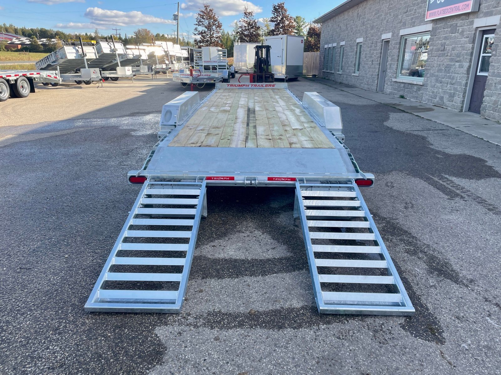 2027 Triumph 83 in × 24+2ft Beavertail Car/Equipment Hauler 21,000 lb GVWR — photo 11