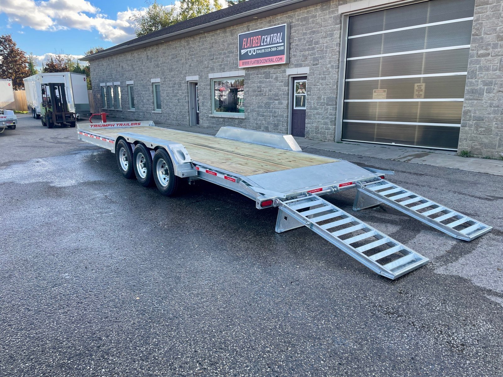 2027 Triumph 83 in × 24+2ft Beavertail Car/Equipment Hauler 21,000 lb GVWR — photo 8