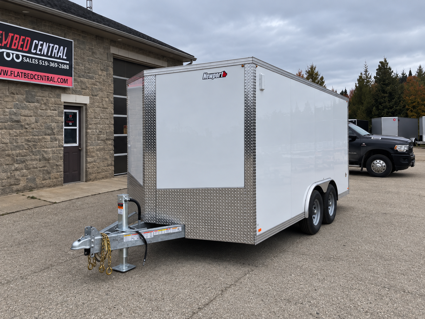 Galvanized Steel 8.5ft Wide Enclosed 9,990lb