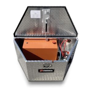 POWER UNIT 8 GALLONS SINGLE-ACTING WITH ALUMINUM BOX FAST ACTING