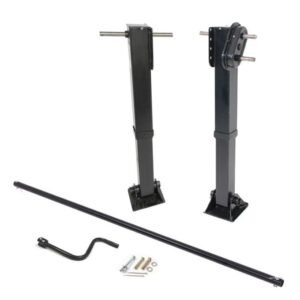SEMI TRAILER LANDING GEAR 50K WITH HARDWARE AND CROSS BAR INCLUDED RAM